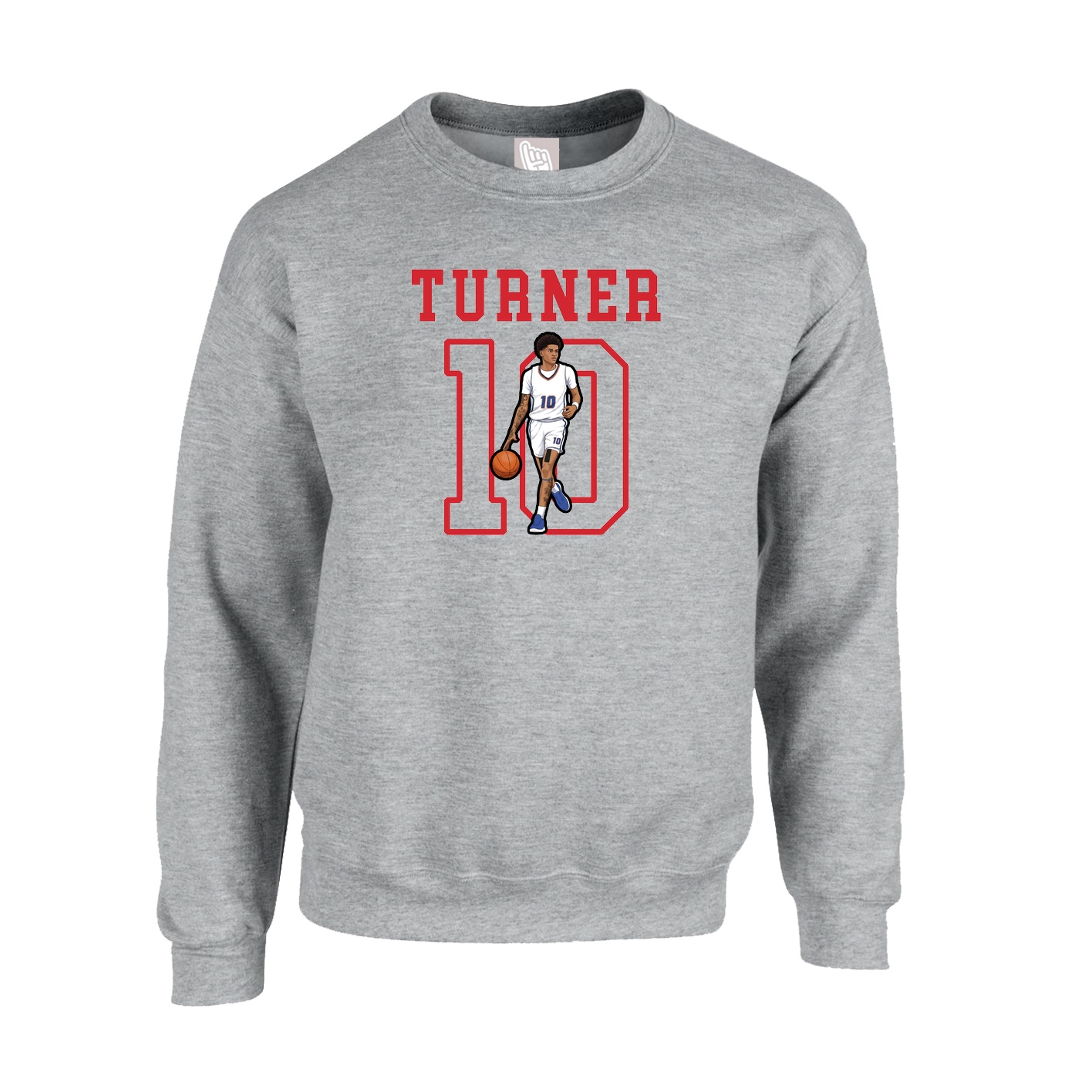Fleece Crew — Shirsey in Grey