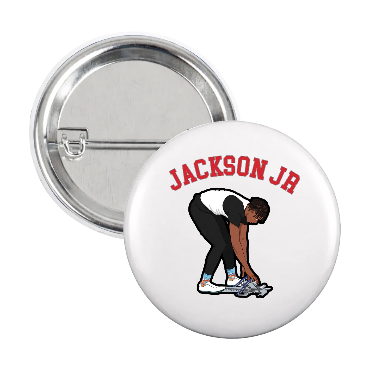 Game Day Button — Shirsey Arch in White