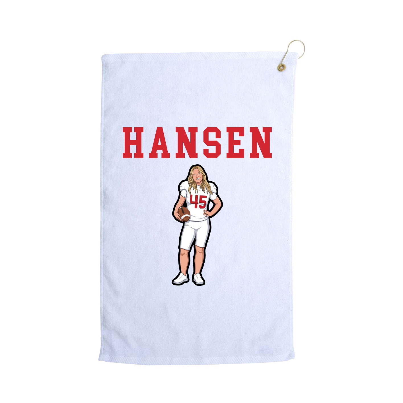 Golf Towel — Shirsey in White