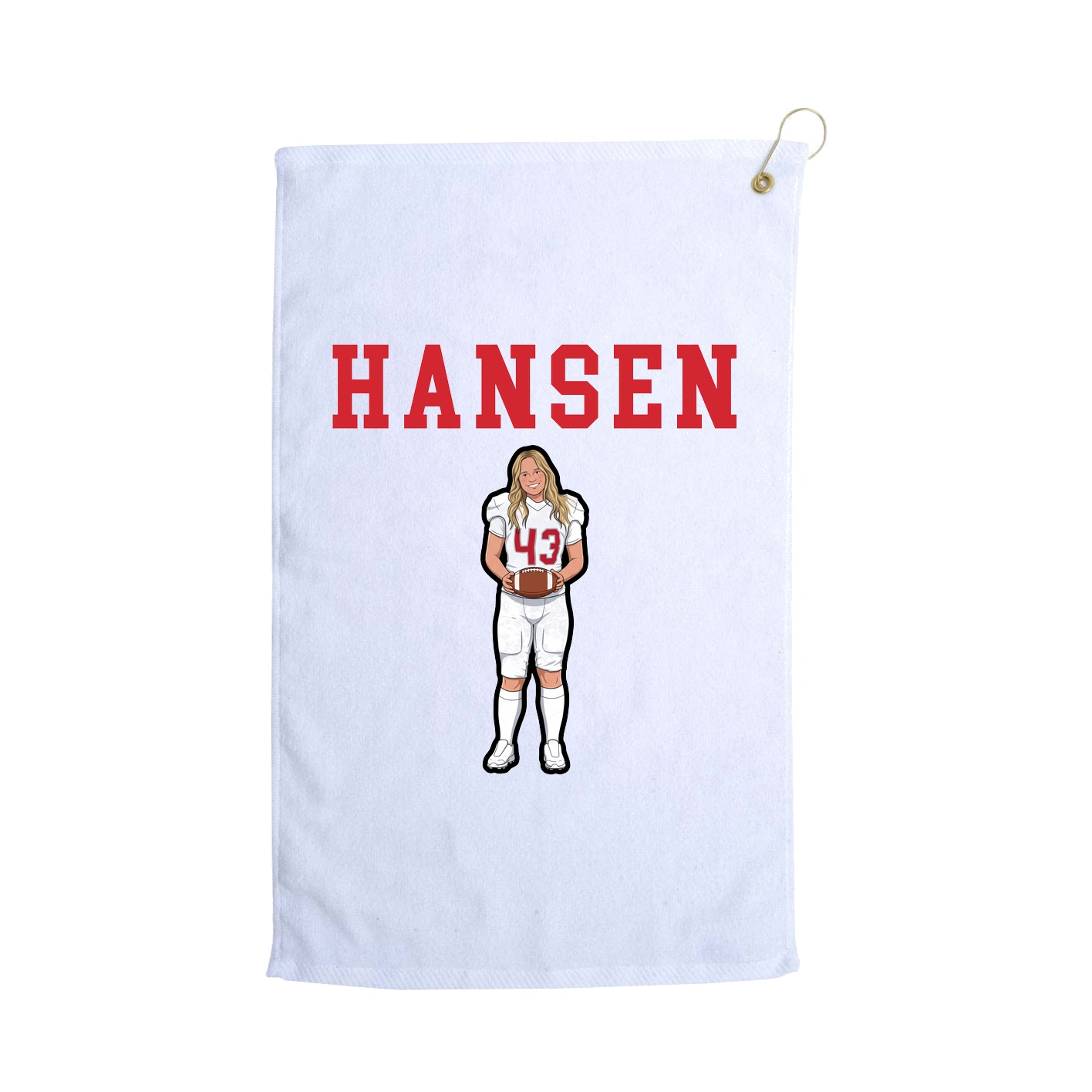 Golf Towel — Shirsey in White