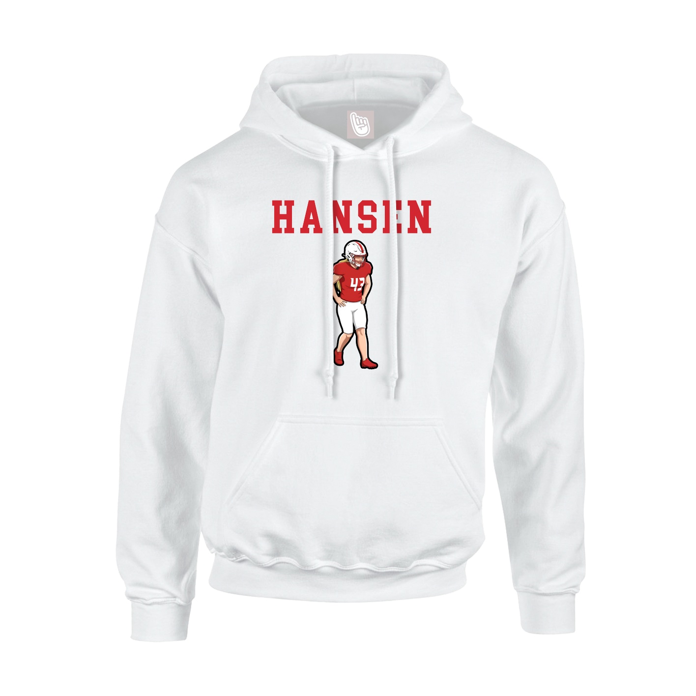Hoodie — Shirsey in White