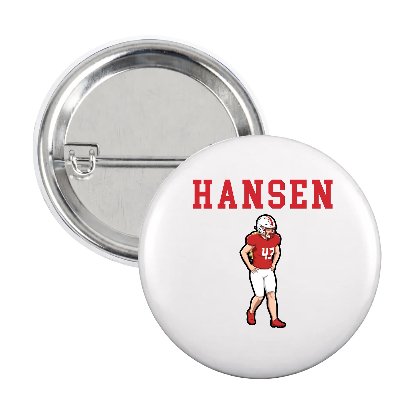Game Day Button — Shirsey in White