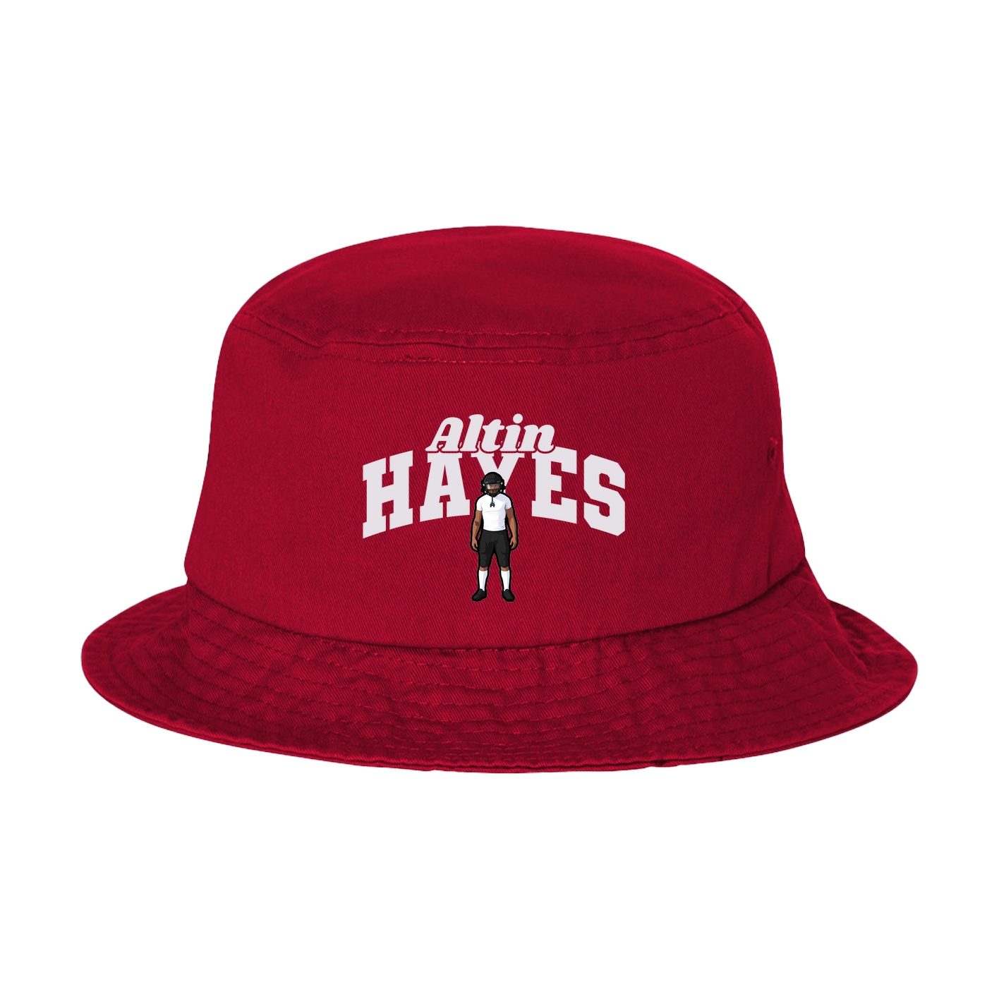 Bucket Cap — Signature Arch in Red