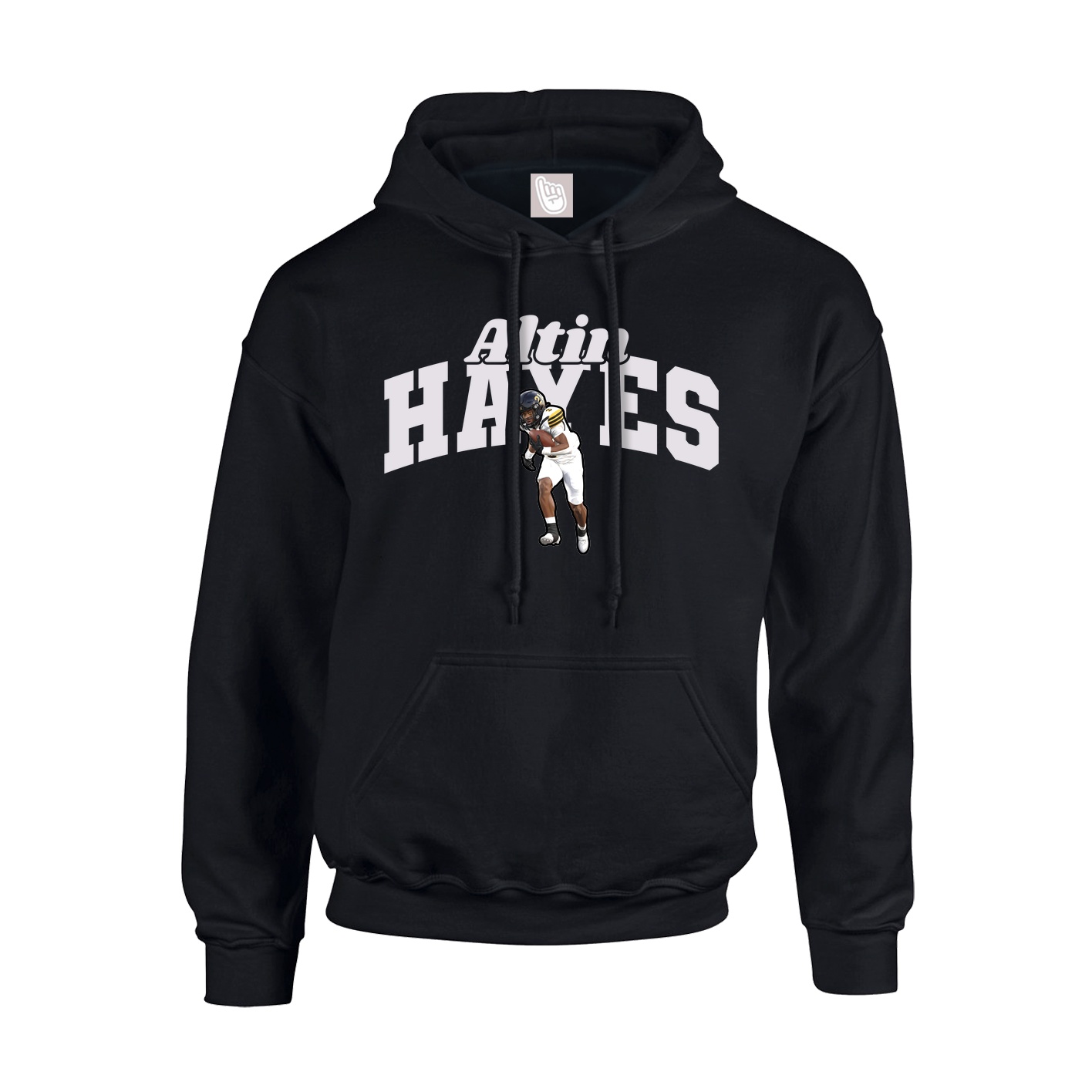 Hoodie — Signature Arch in Black