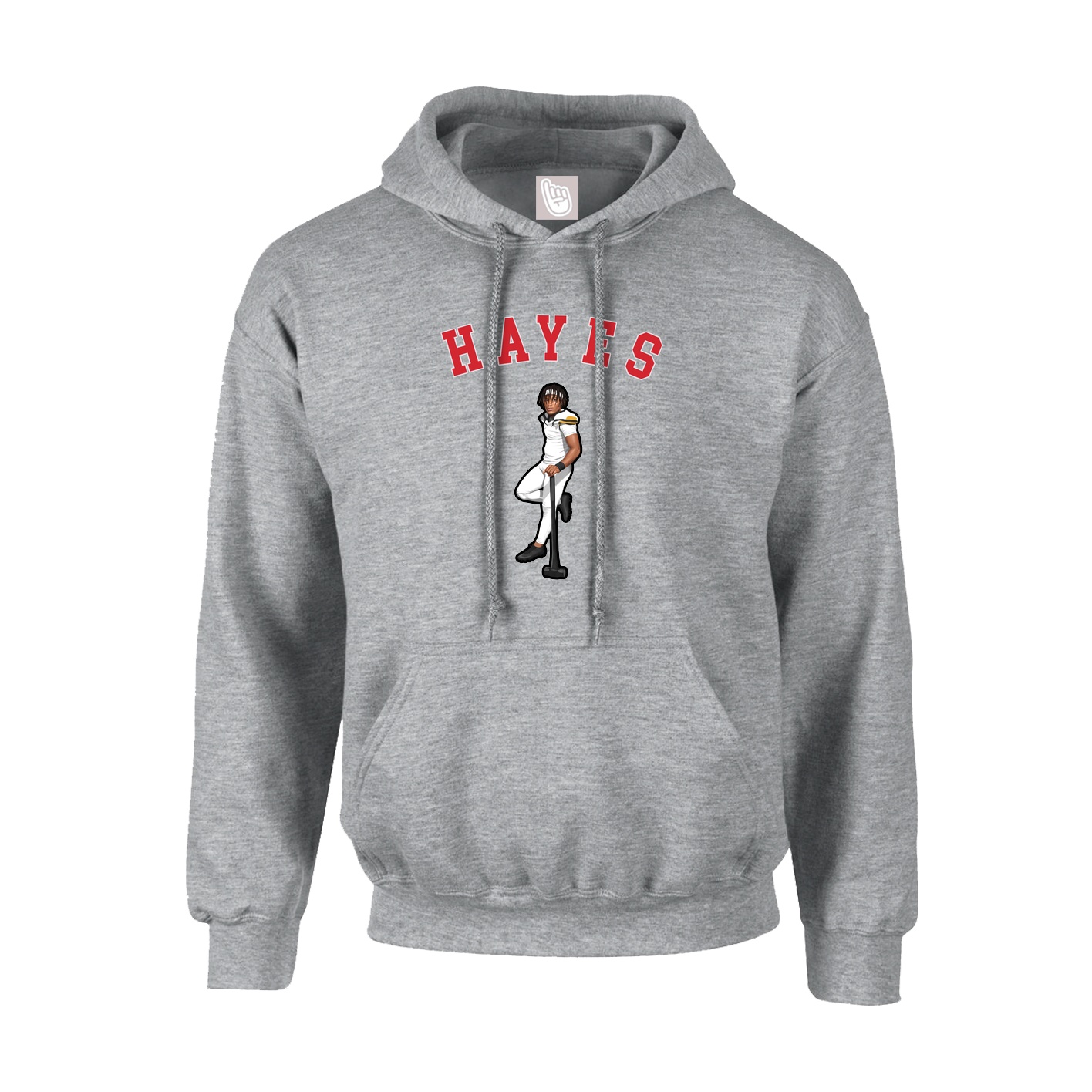 Youth Hoodie — Shirsey Arch in Grey
