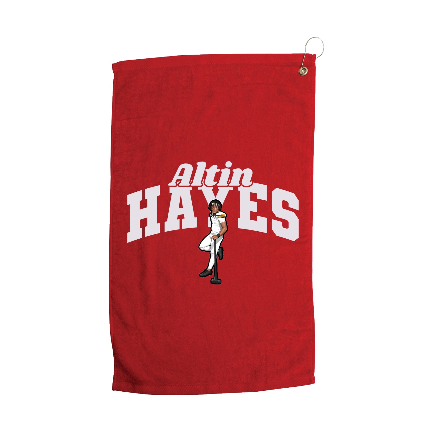 Golf Towel — Signature Arch in Red