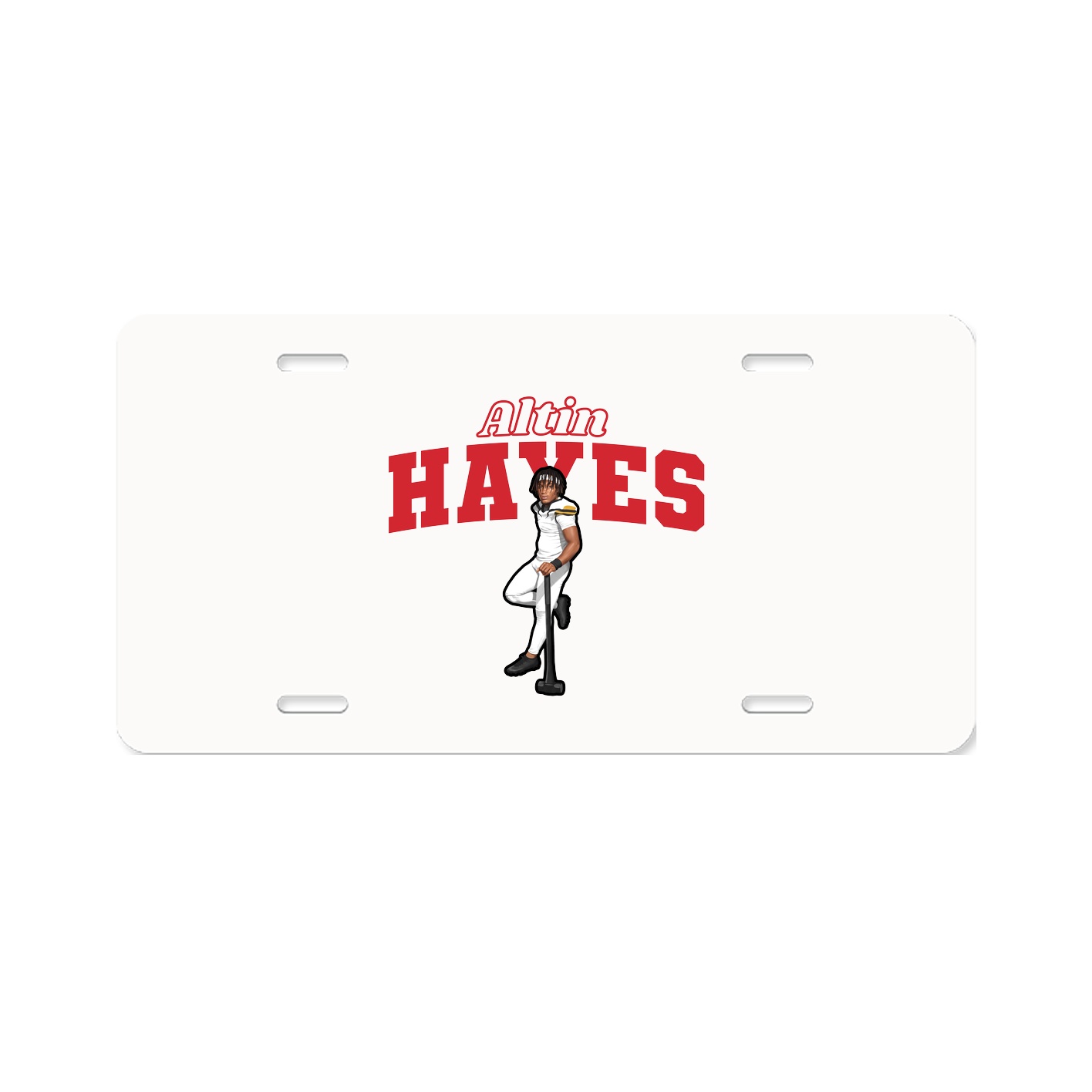 License Plate — Name Arch in Classic