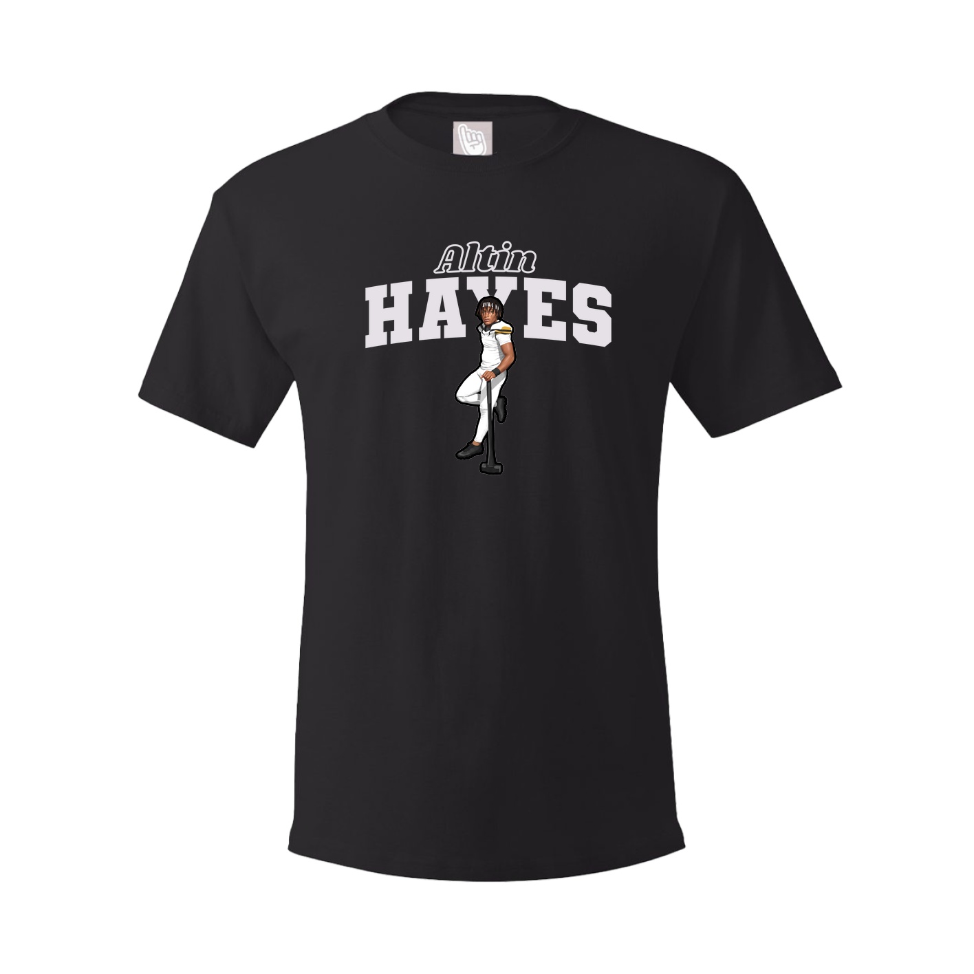 Youth Tee — Name Arch in Black