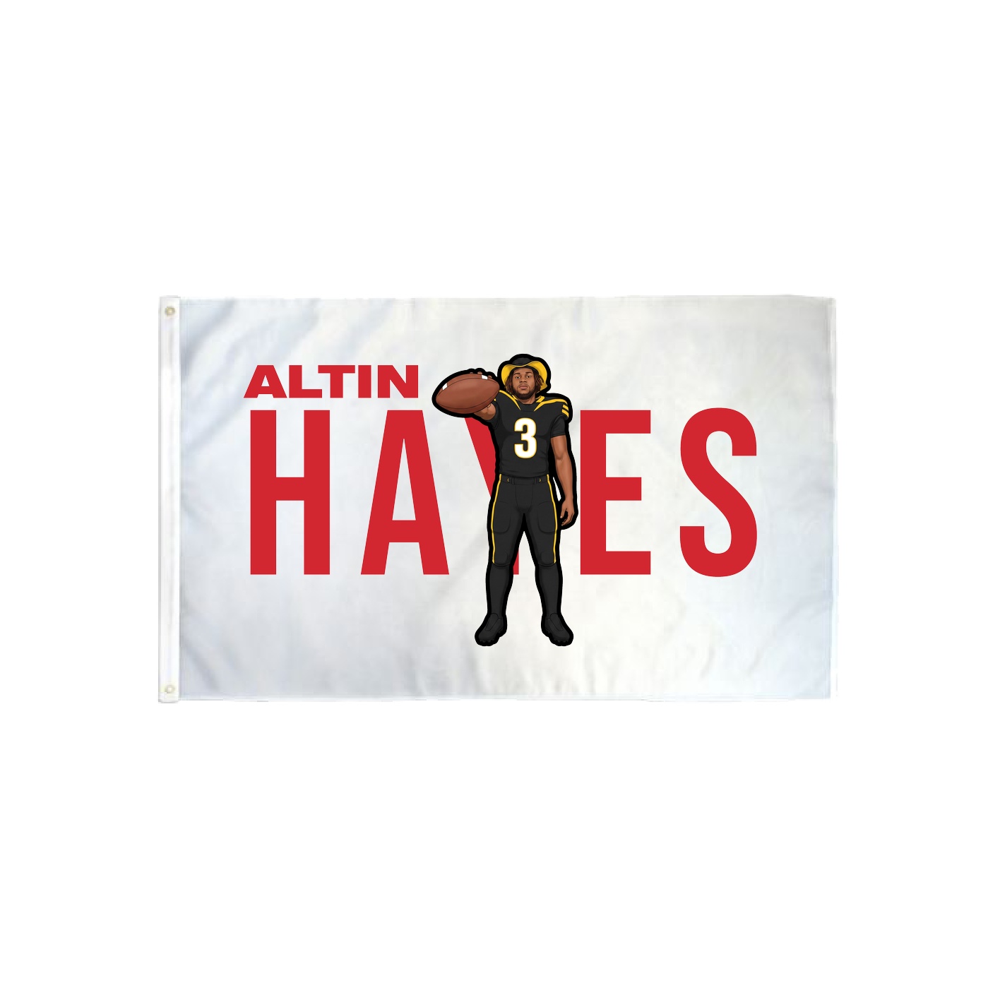 3x5 Flag — Player Name in Classic