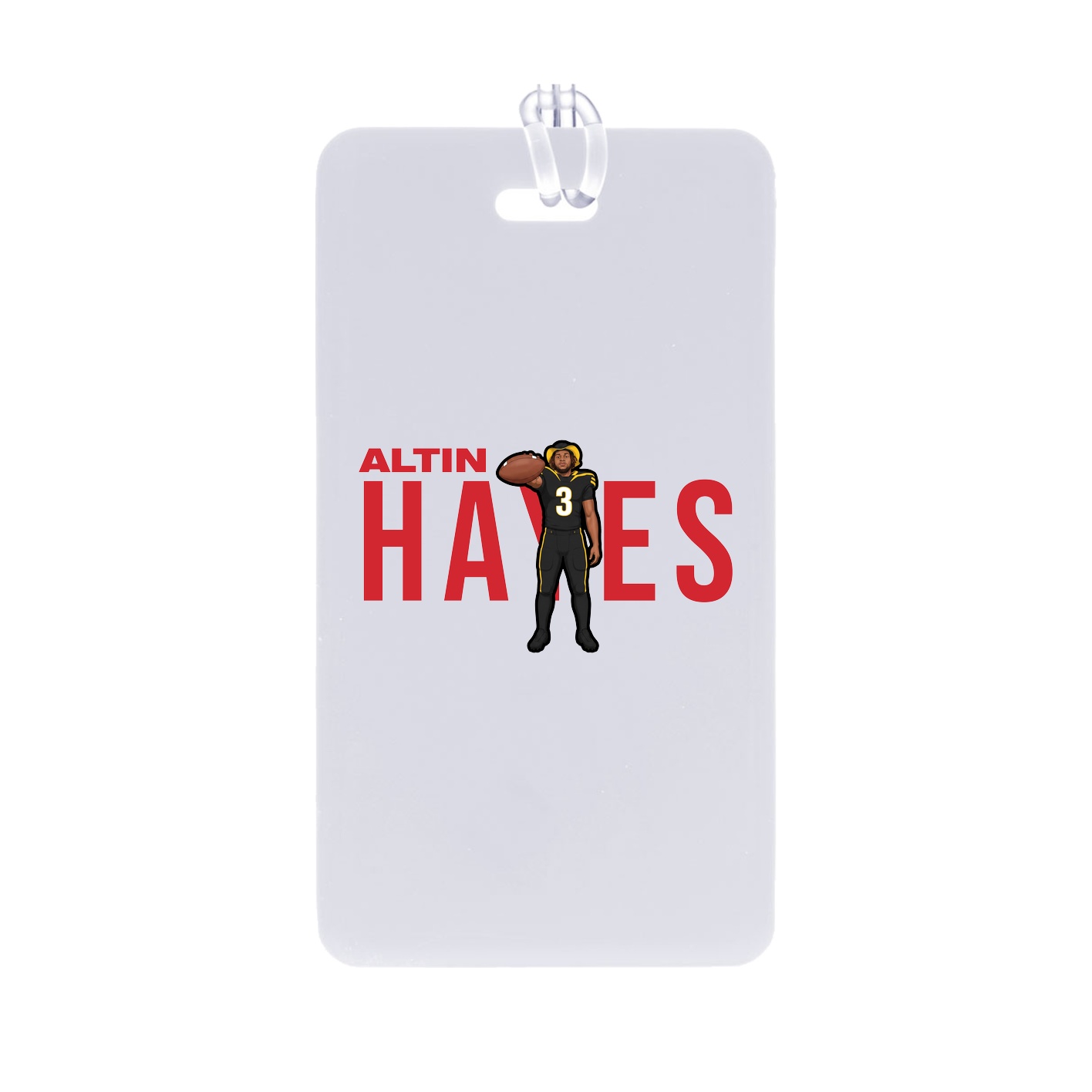 Bag Tag — Player Name in Classic