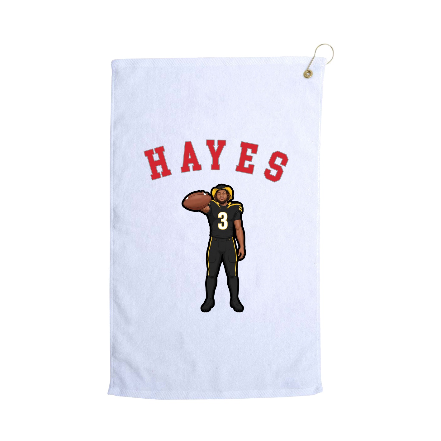 Golf Towel — Shirsey Arch in White