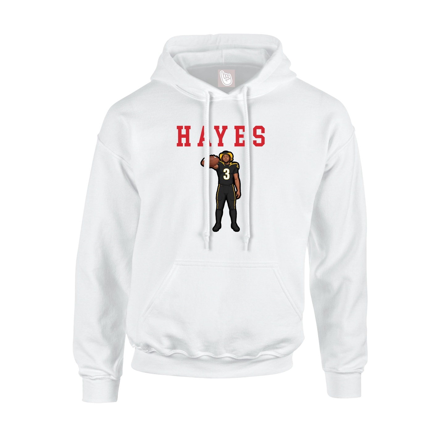Hoodie — Shirsey in White