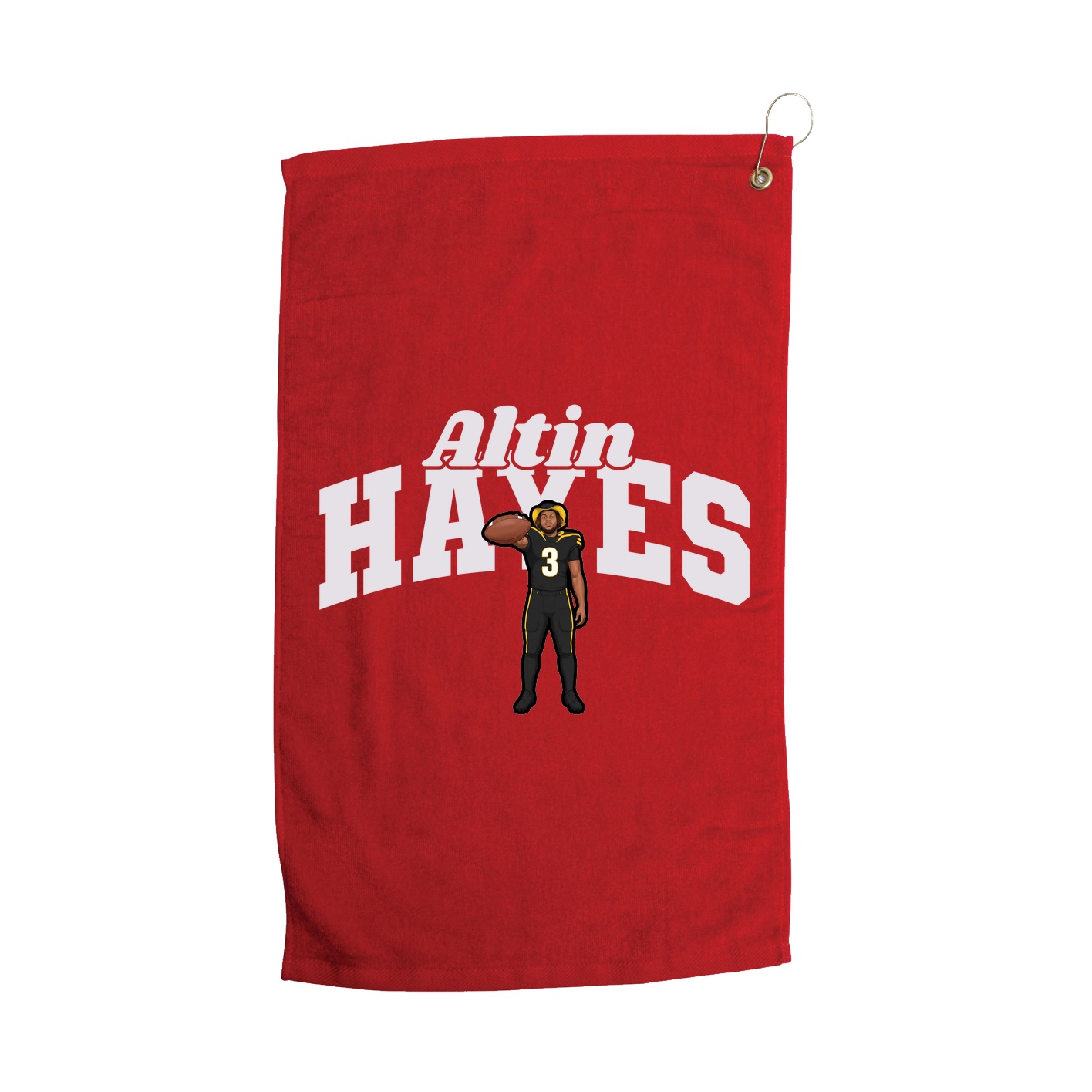 Golf Towel — Signature Arch in Red