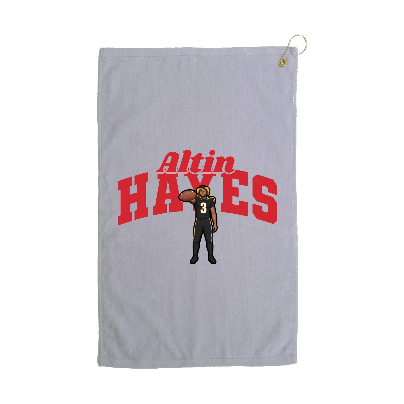 Golf Towel — Signature Arch in Grey