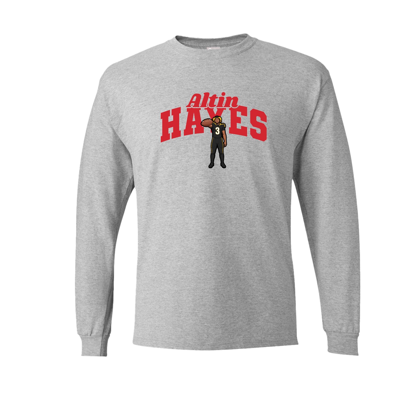Long Sleeve Tee — Signature Arch in Grey