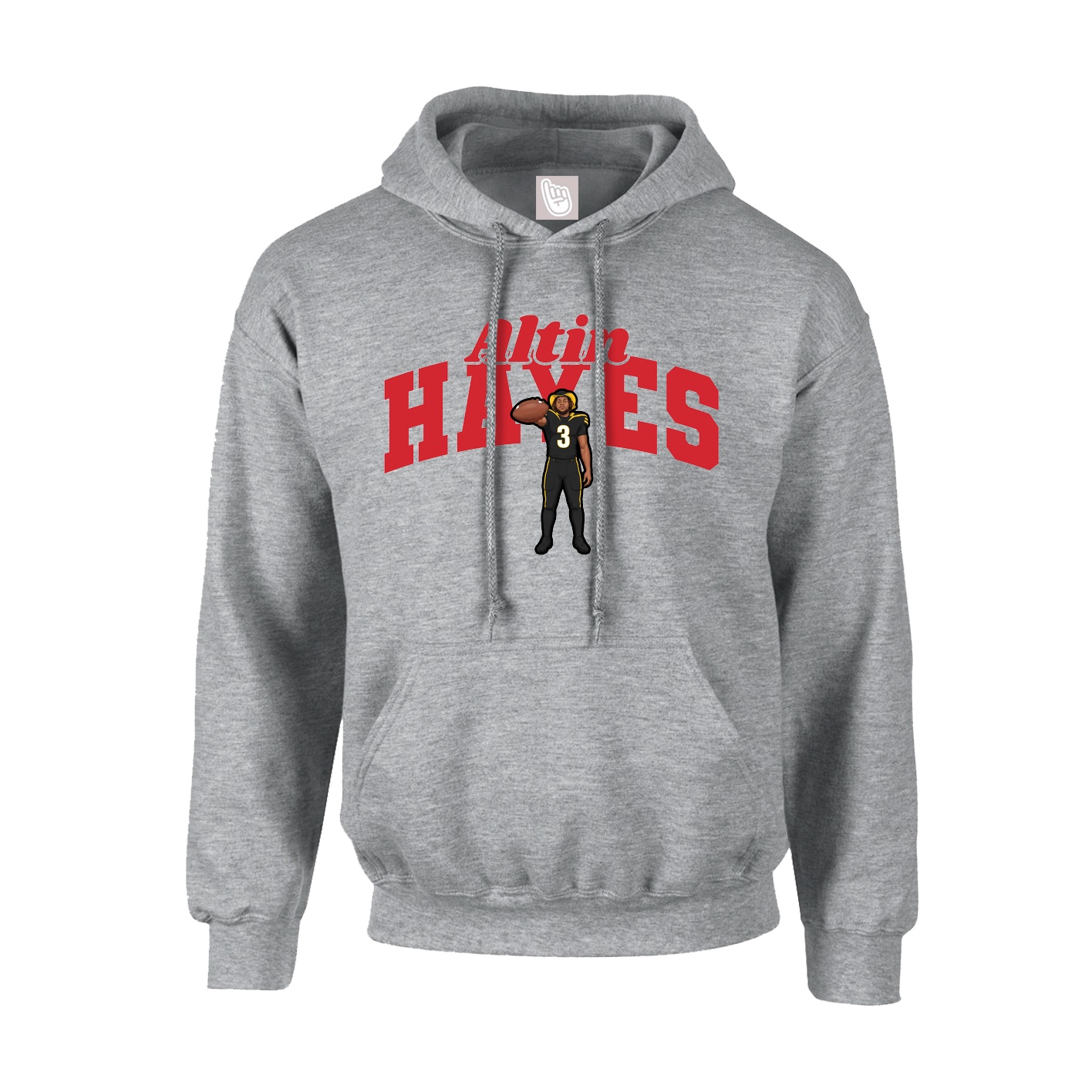 Hoodie — Signature Arch in Grey