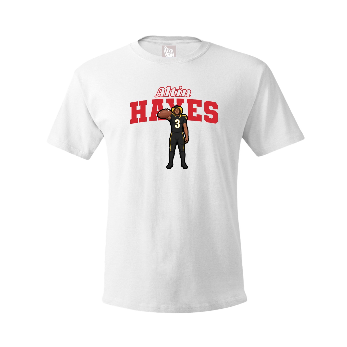 Tee — Name Arch in White