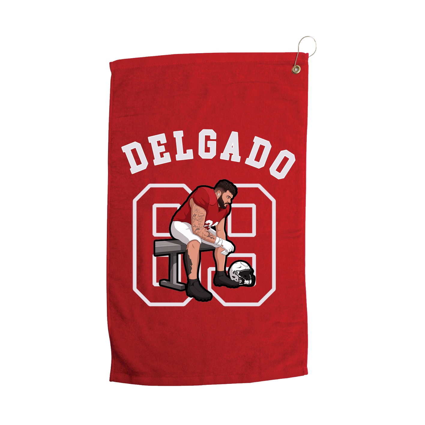 Golf Towel — Shirsey Arch in Red