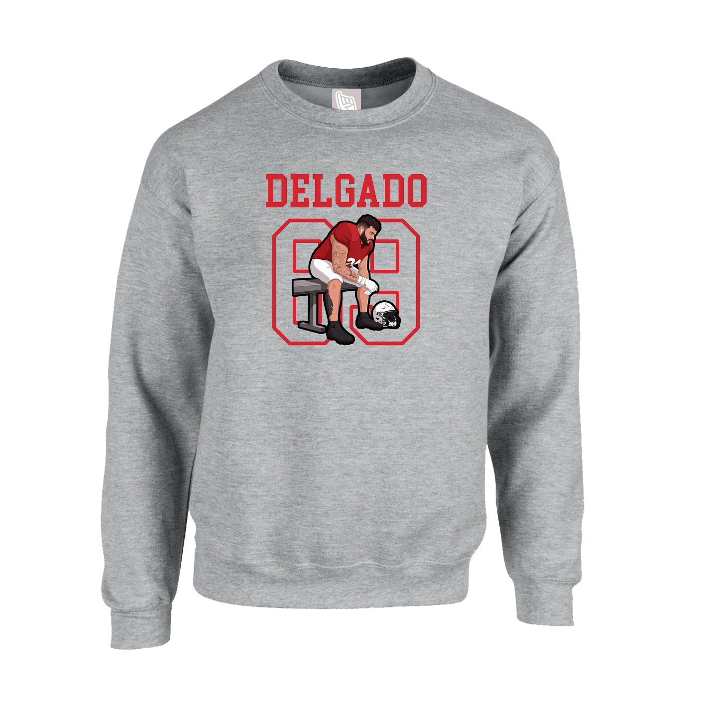 Fleece Crew — Shirsey in Grey