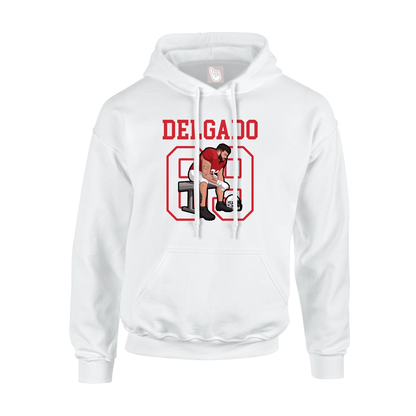 Youth Hoodie — Shirsey in White
