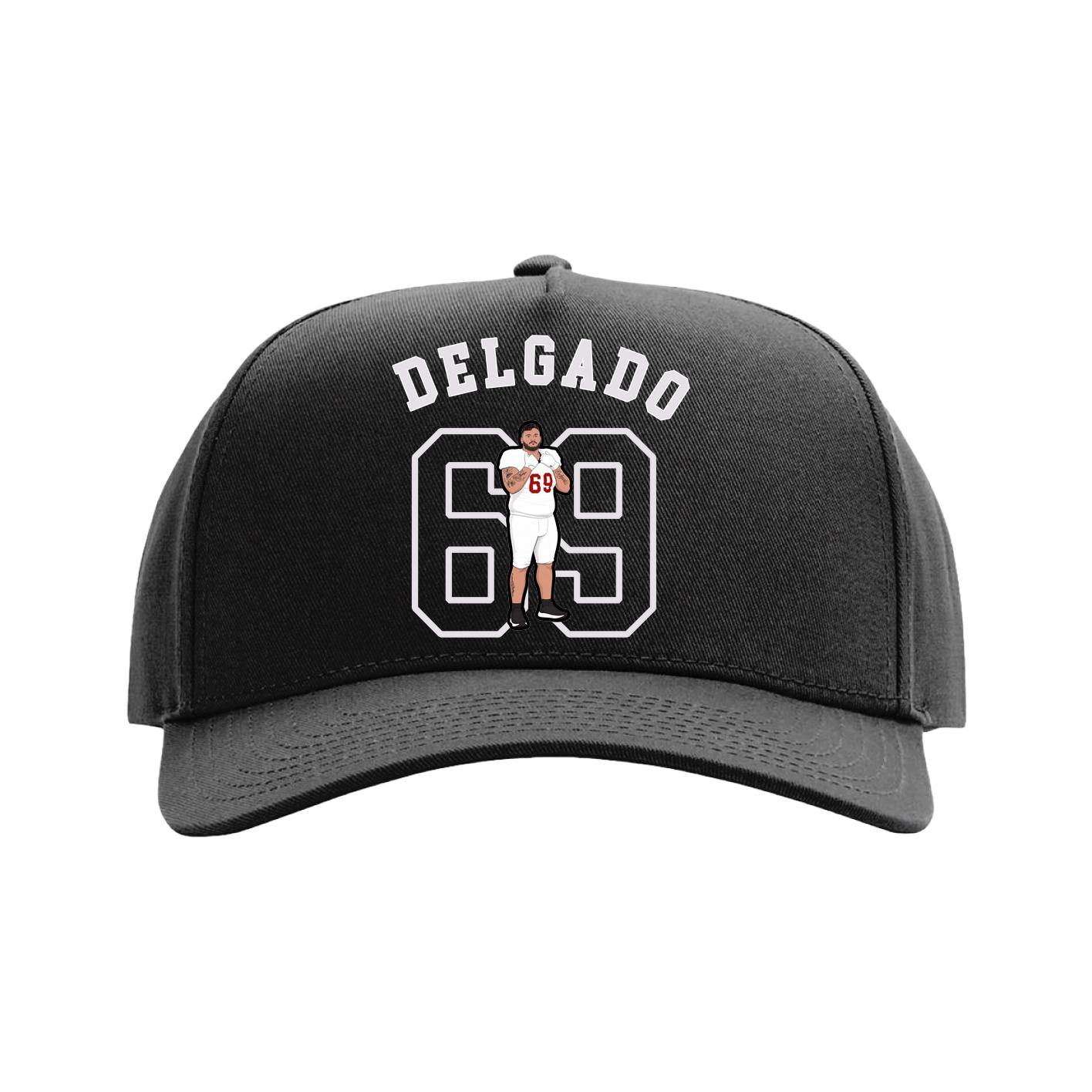 Full Fabric Five-Panel Champ Cap