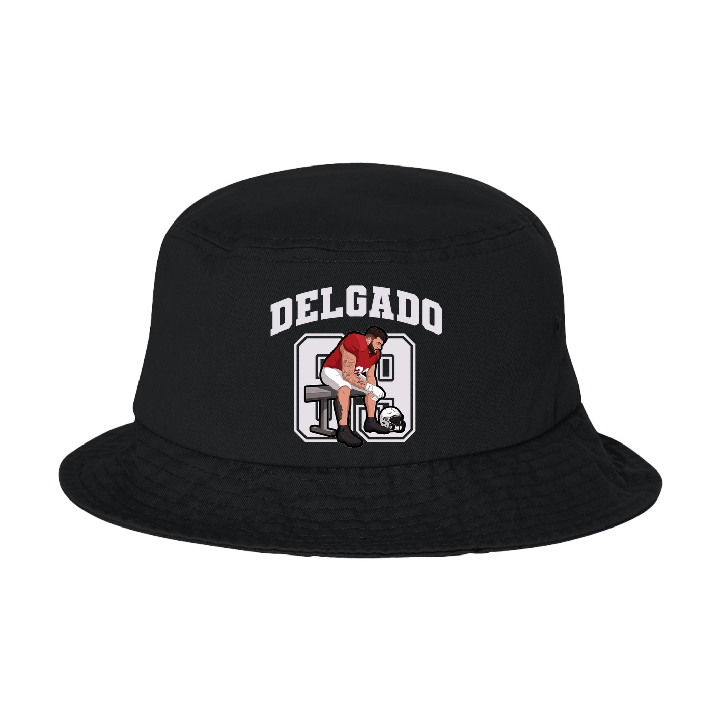 Bucket Cap — Number in Black