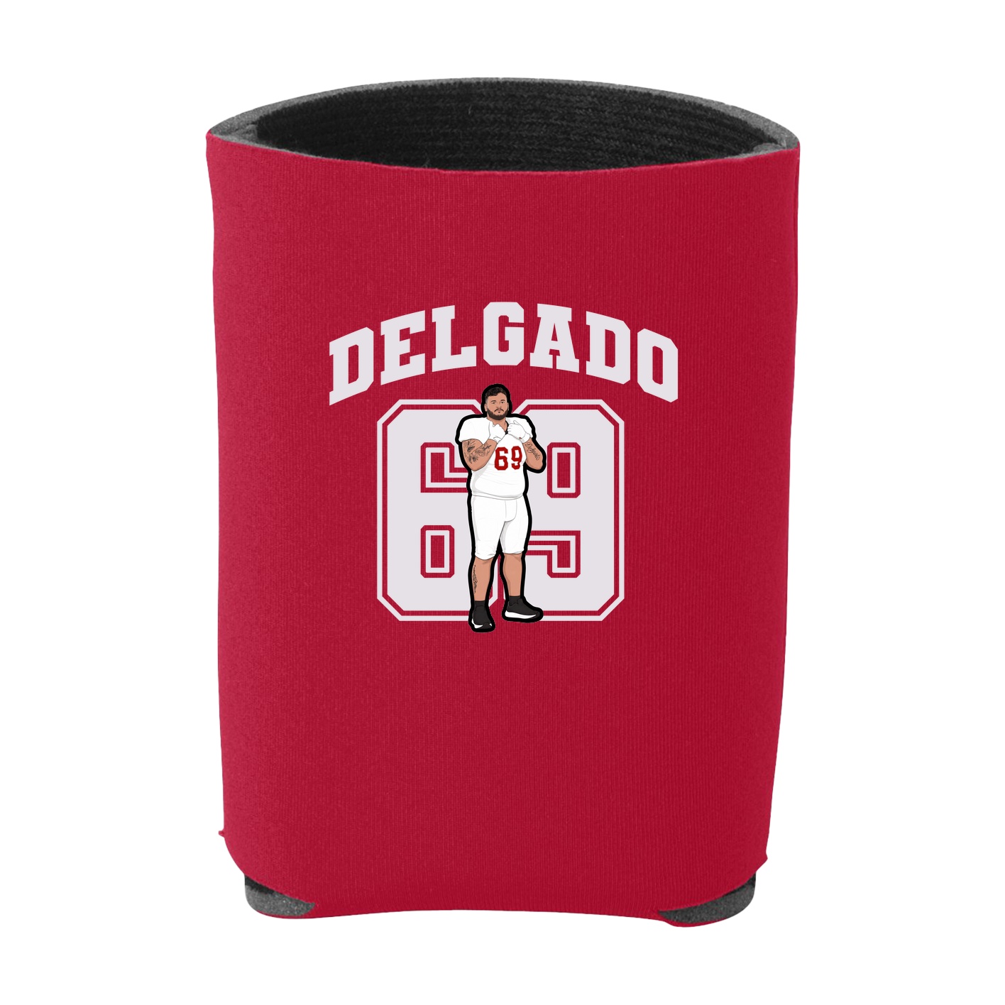 Can Holder — Number in Red