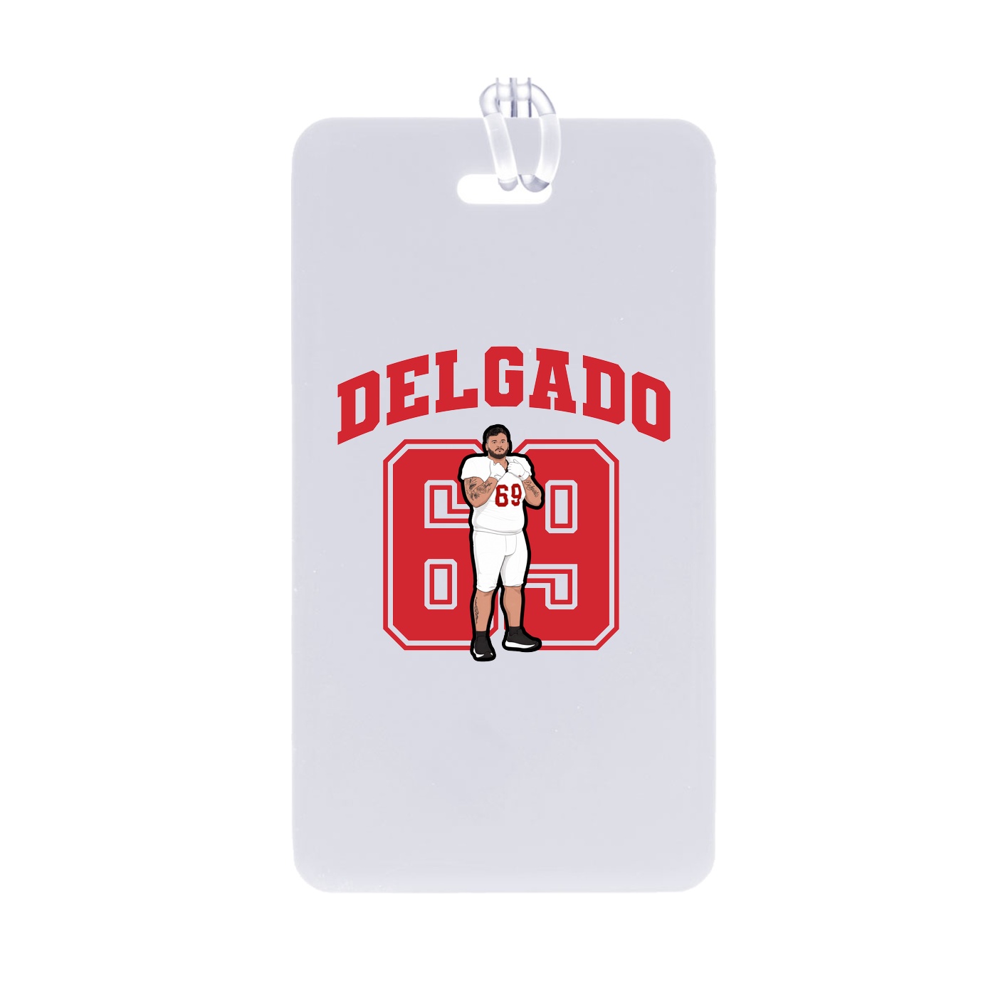 Bag Tag — Number in Classic