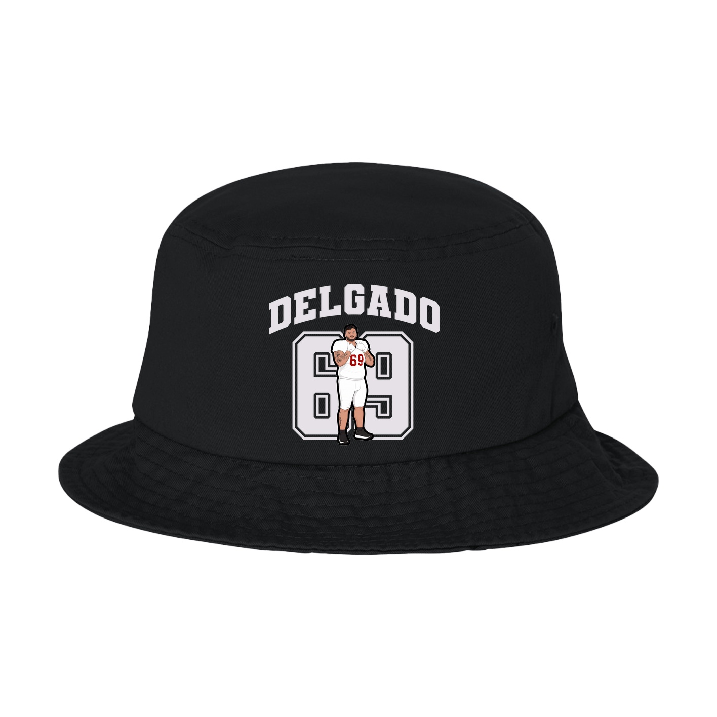 Bucket Cap — Number in Black