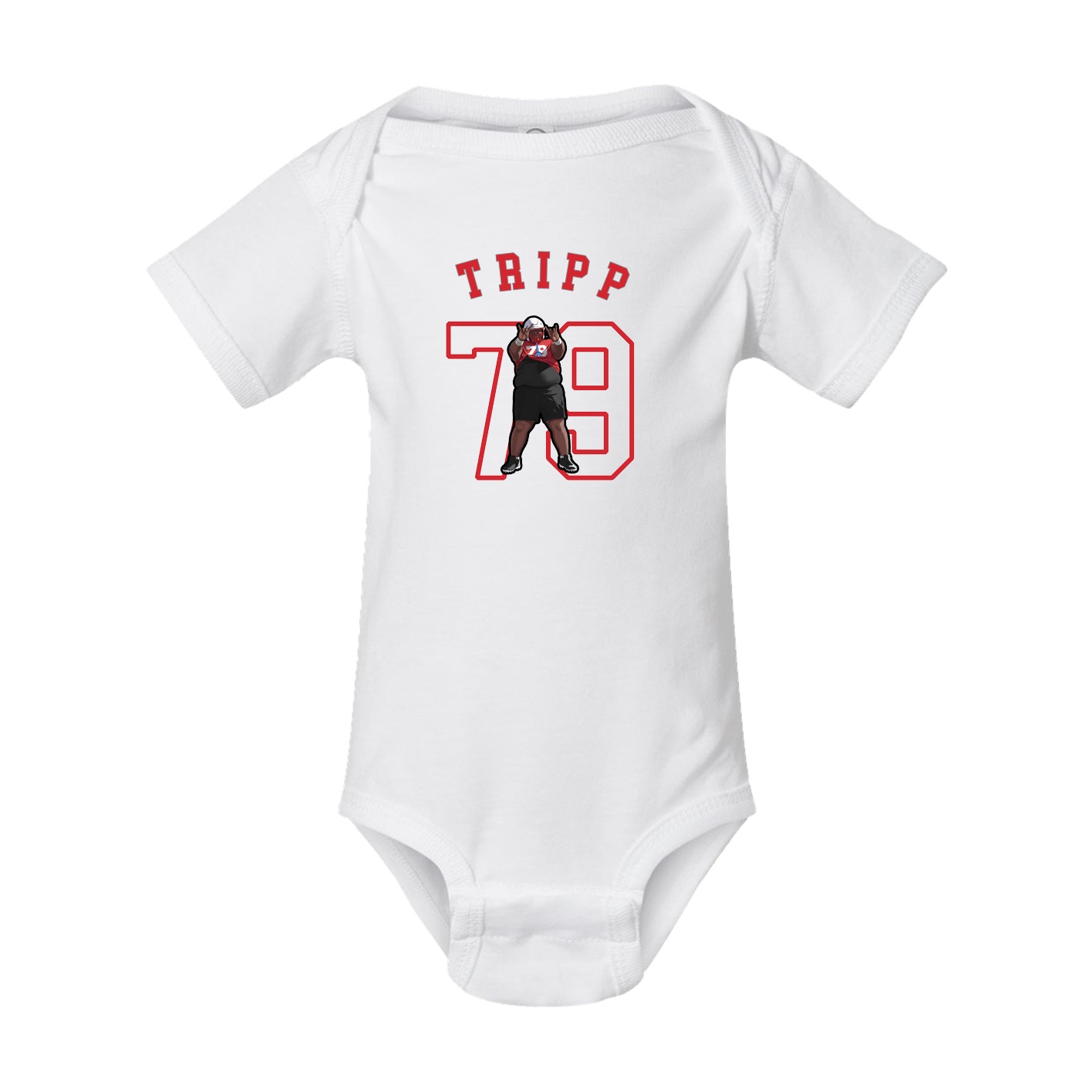 Baby Onesie — Shirsey Arch in White
