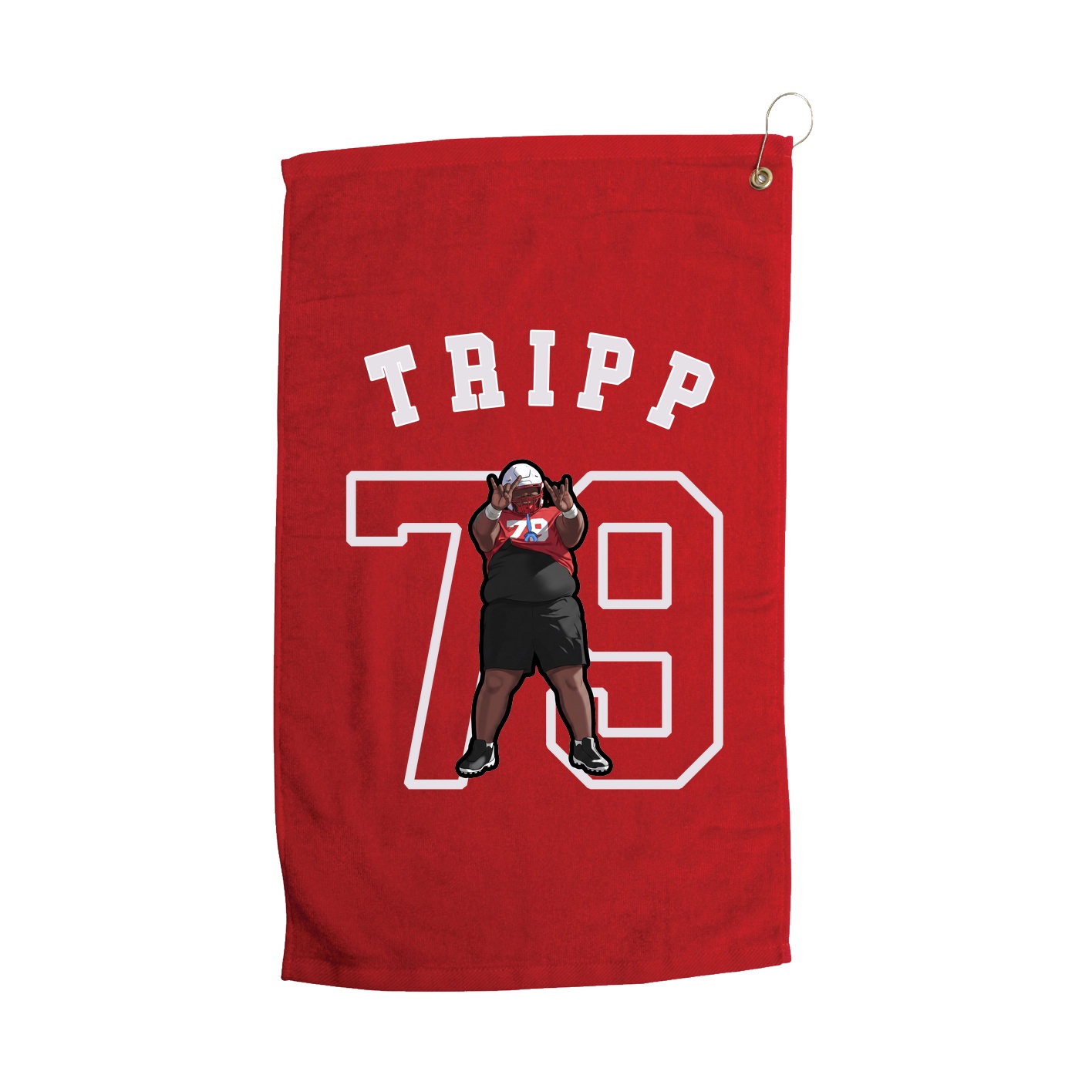 Golf Towel — Shirsey Arch in Red