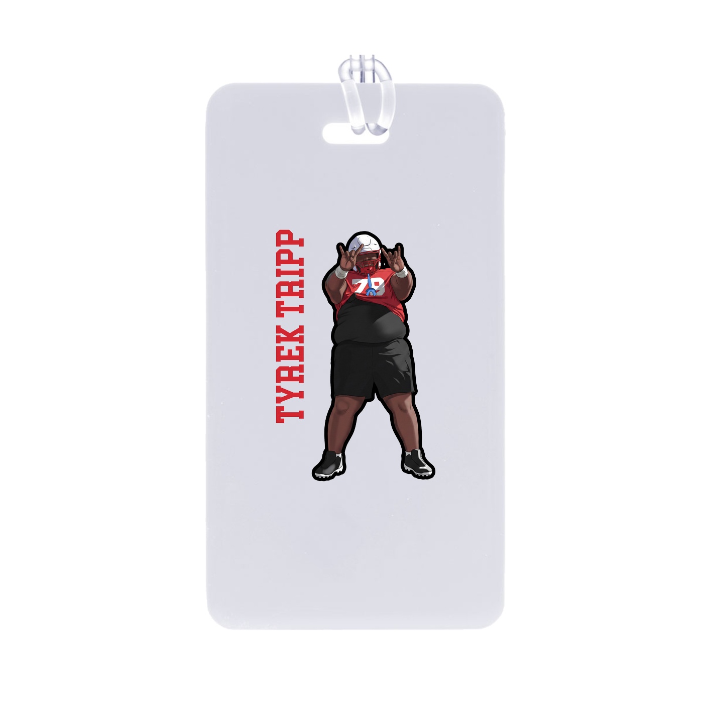 Bag Tag — Name Vertical in Classic