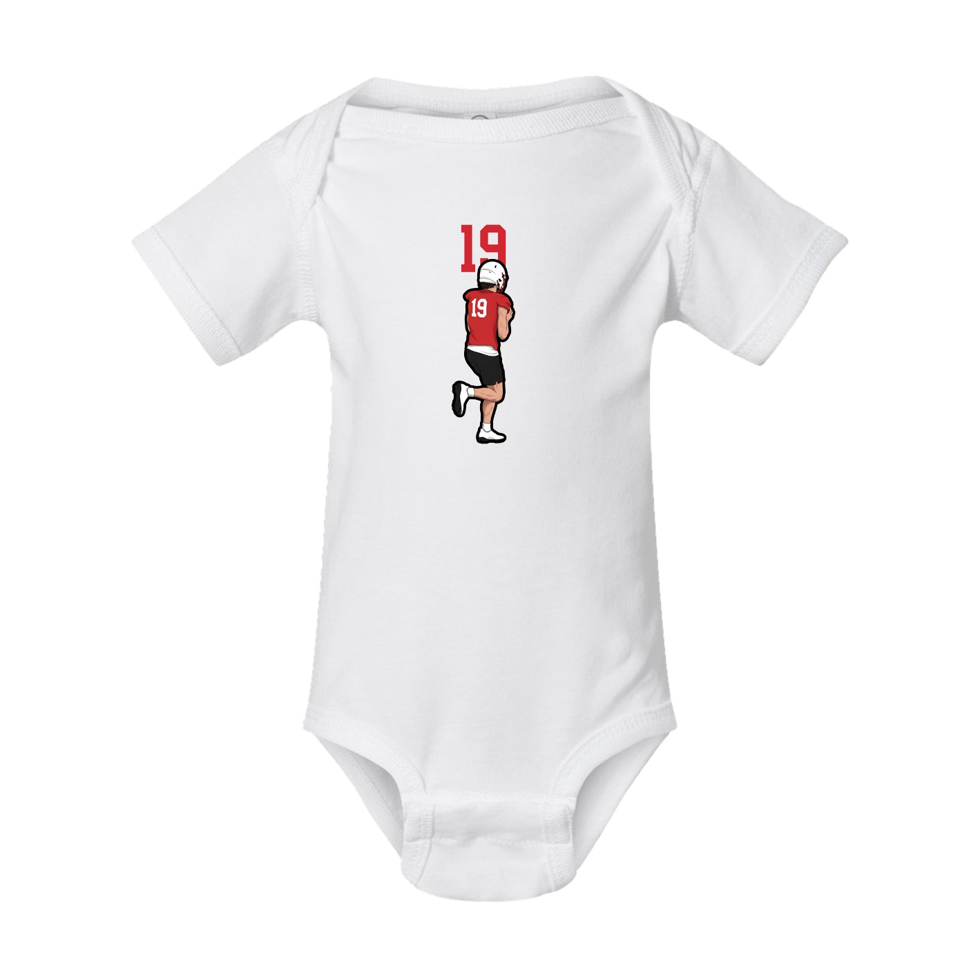 Baby Onesie — Number Top in White