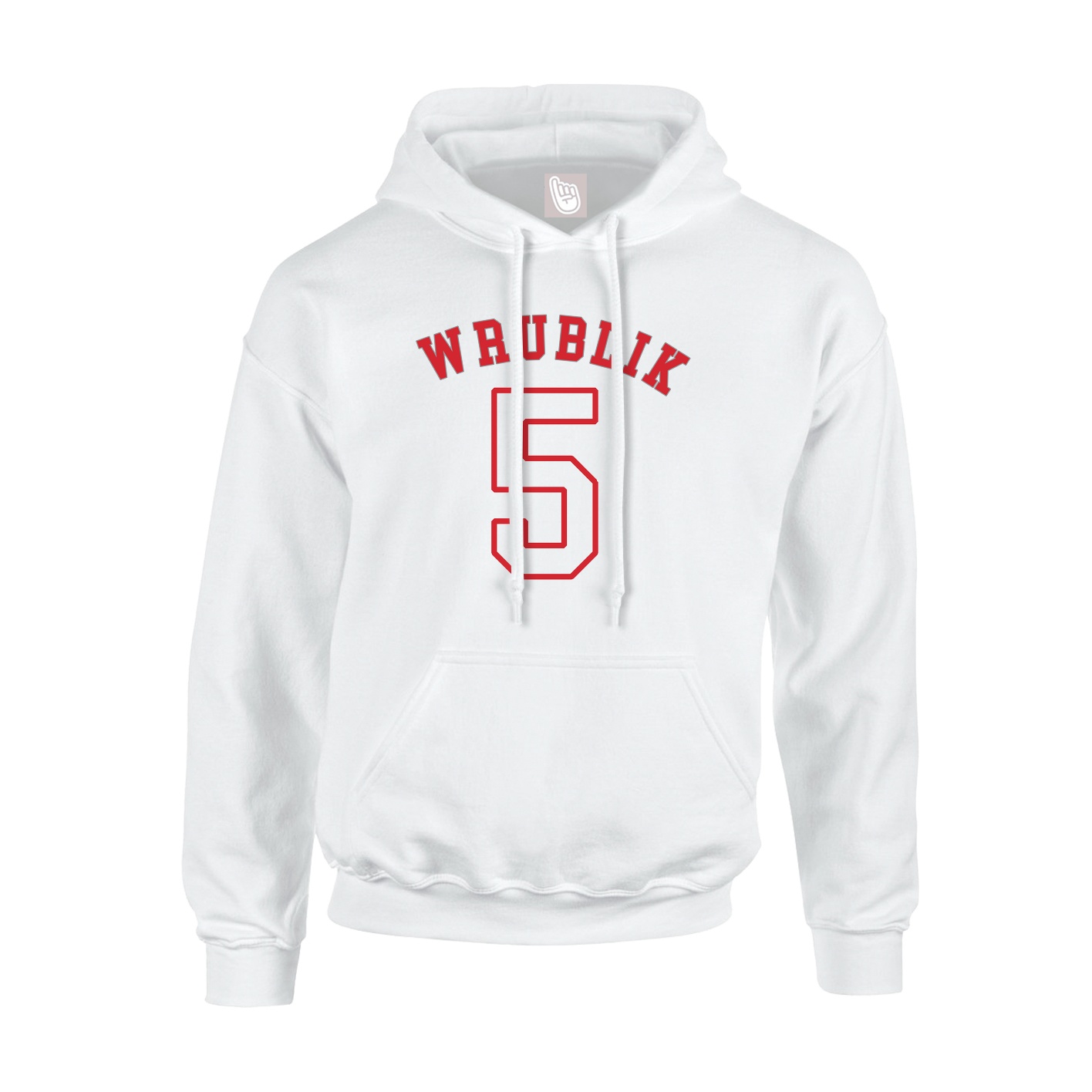 Hoodie — Shirsey Arch in White