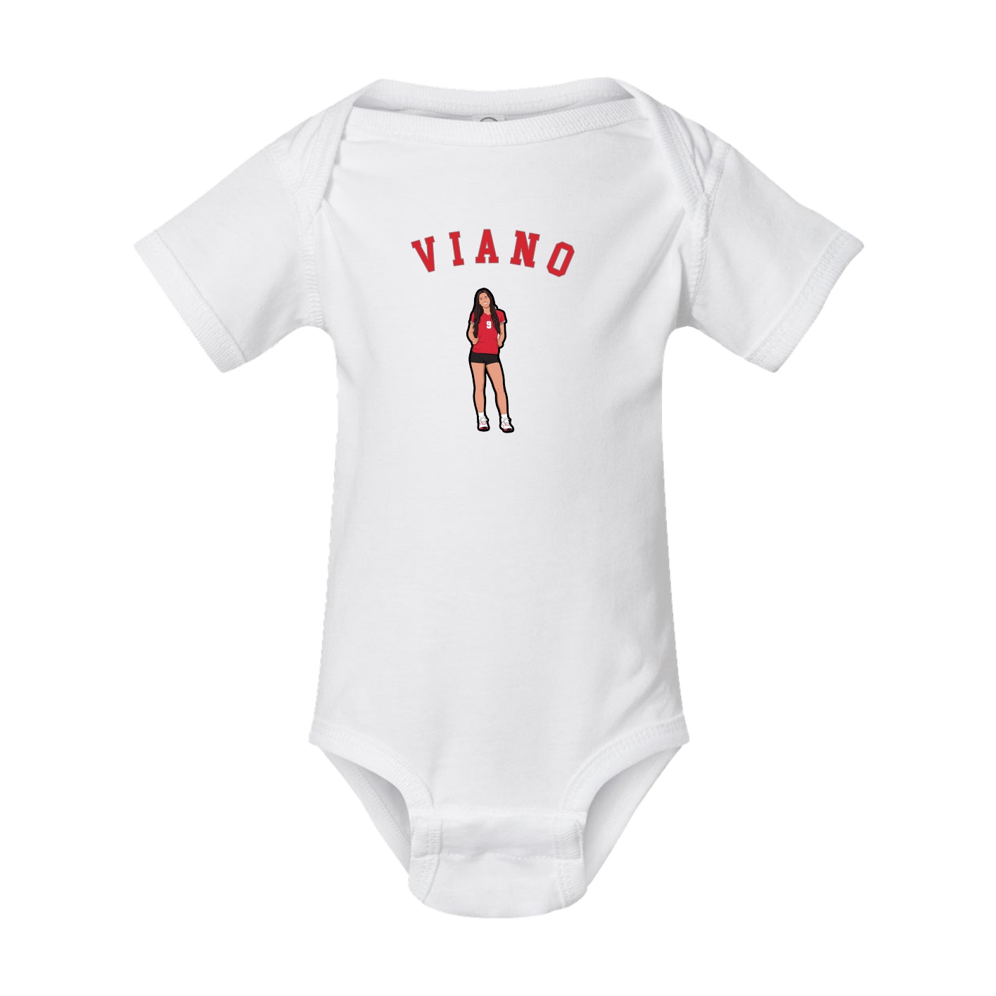 Baby Onesie — Shirsey Arch in White