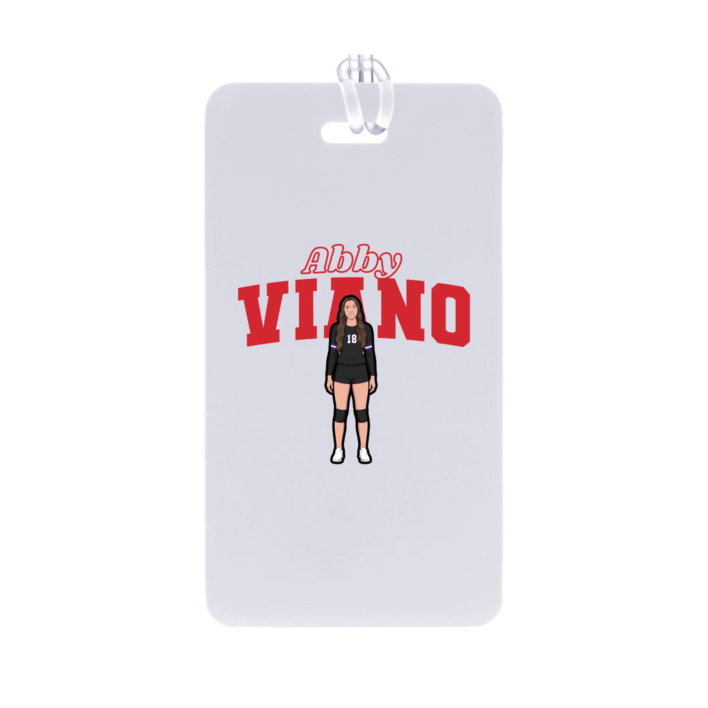 Bag Tag — Name Arch in Classic