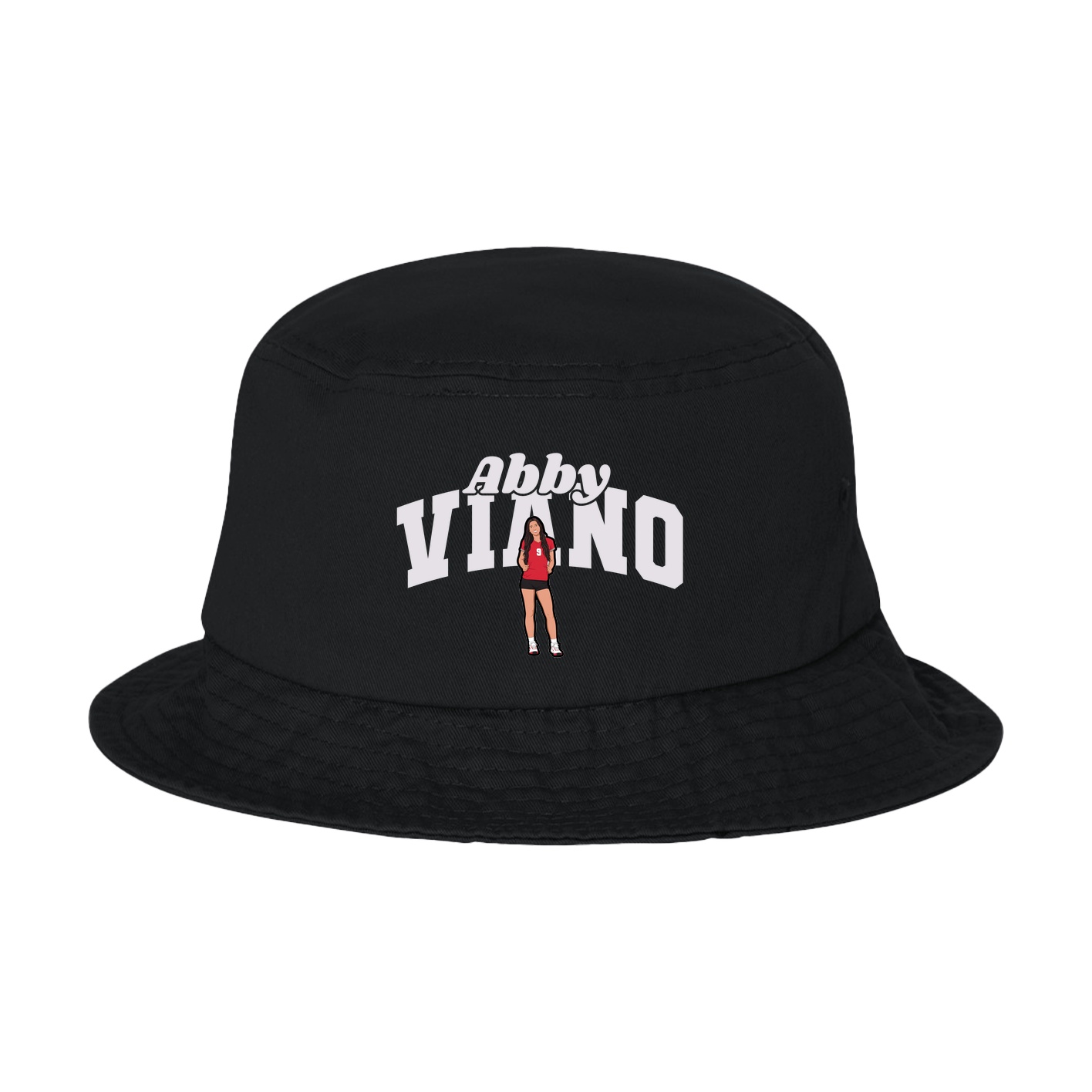 Bucket Cap — Signature Arch in Black