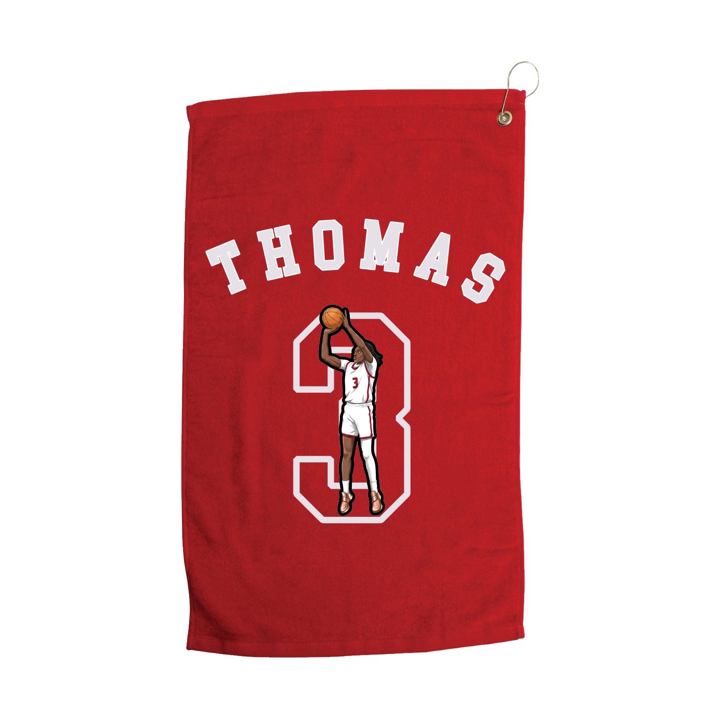 Golf Towel — Shirsey Arch in Red