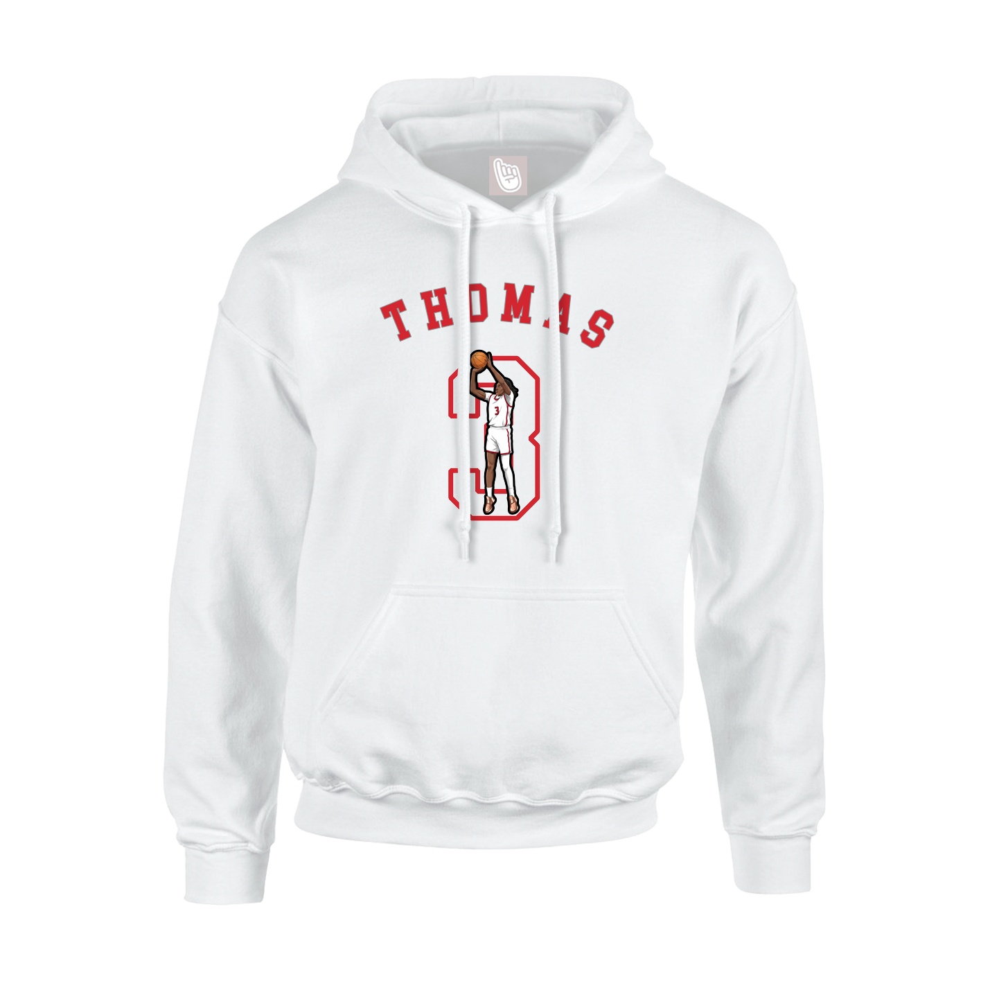 Youth Hoodie — Shirsey Arch in White