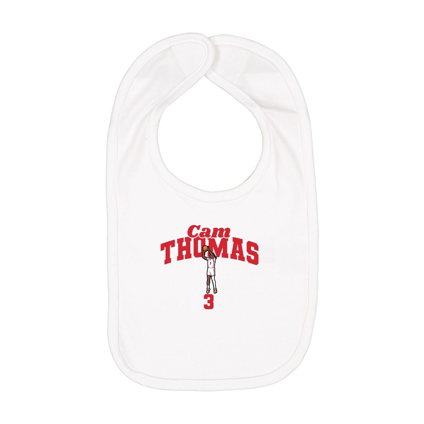 Infant Bib — Signature Arch in White