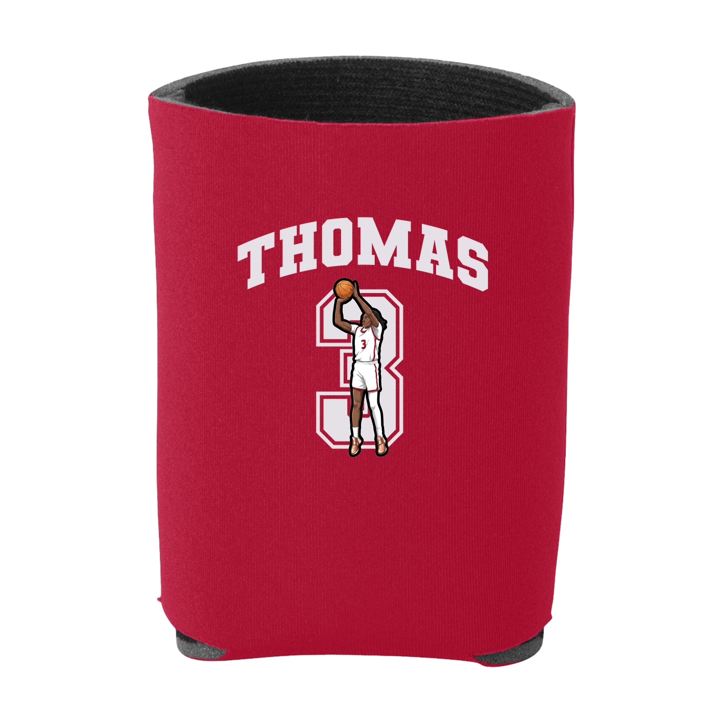 Can Holder — Number in Red