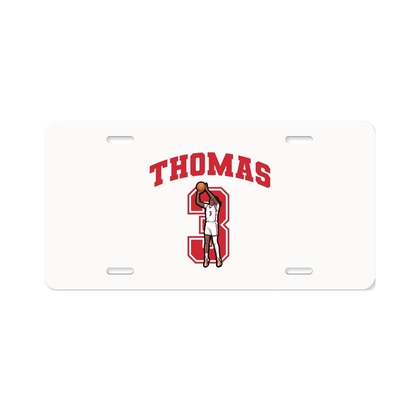 License Plate — Number in Classic