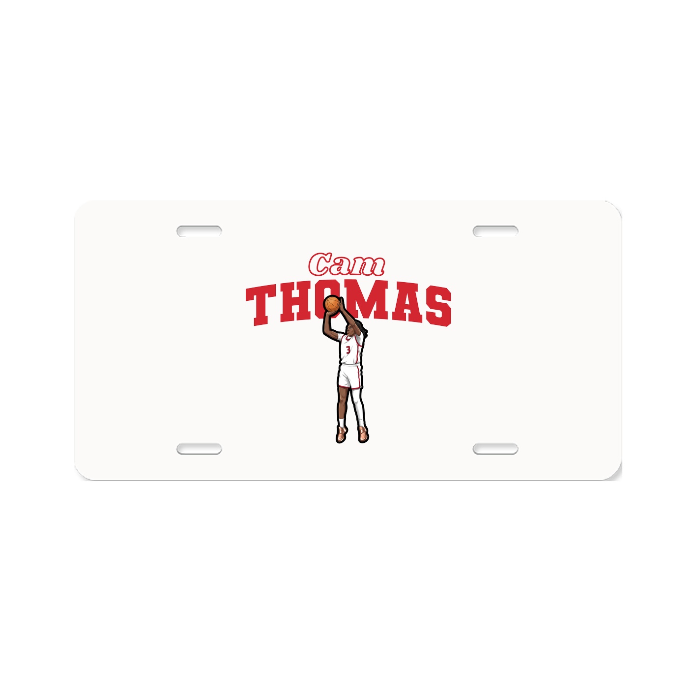 License Plate — Name Arch in Classic