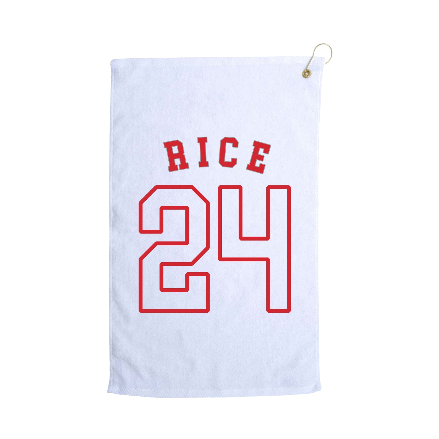 Golf Towel — Shirsey Arch in White