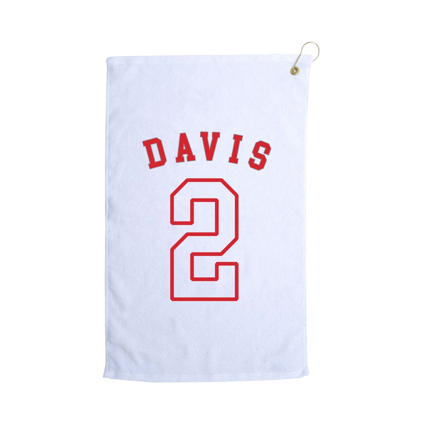 Golf Towel — Shirsey Arch in White