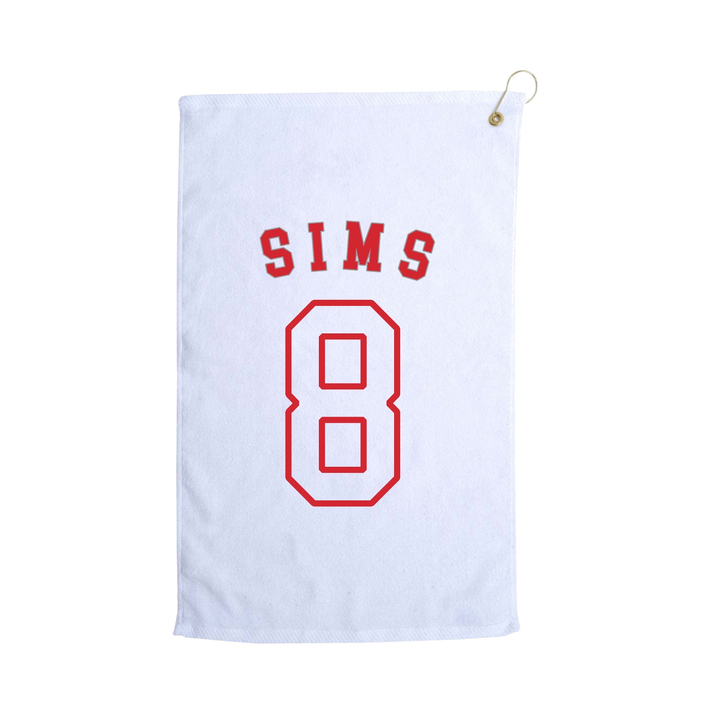 Golf Towel — Shirsey Arch in White