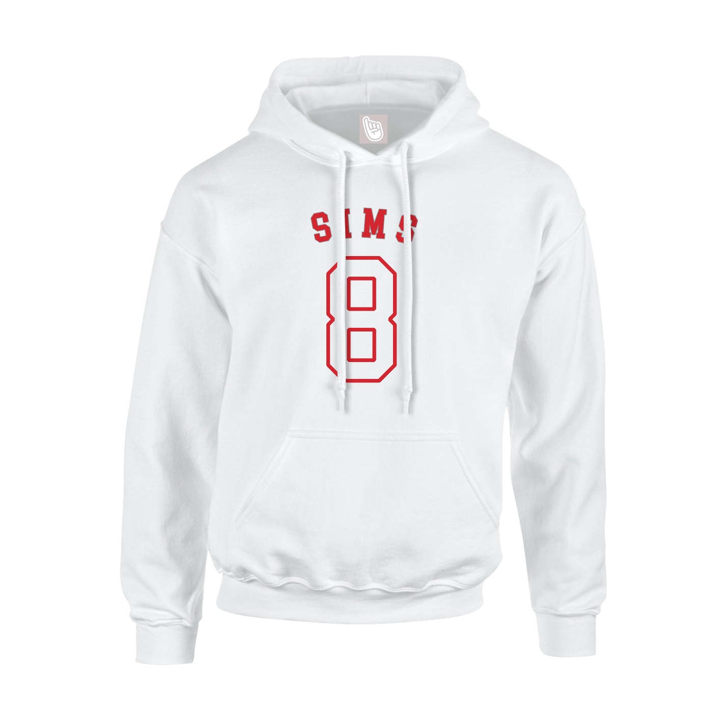 Hoodie — Shirsey Arch in White