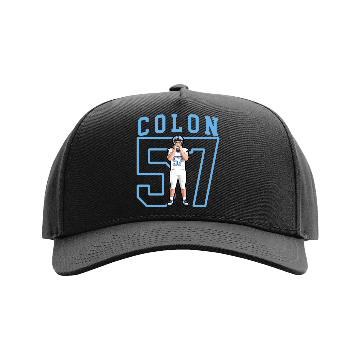 Full Fabric Five-Panel Champ Cap