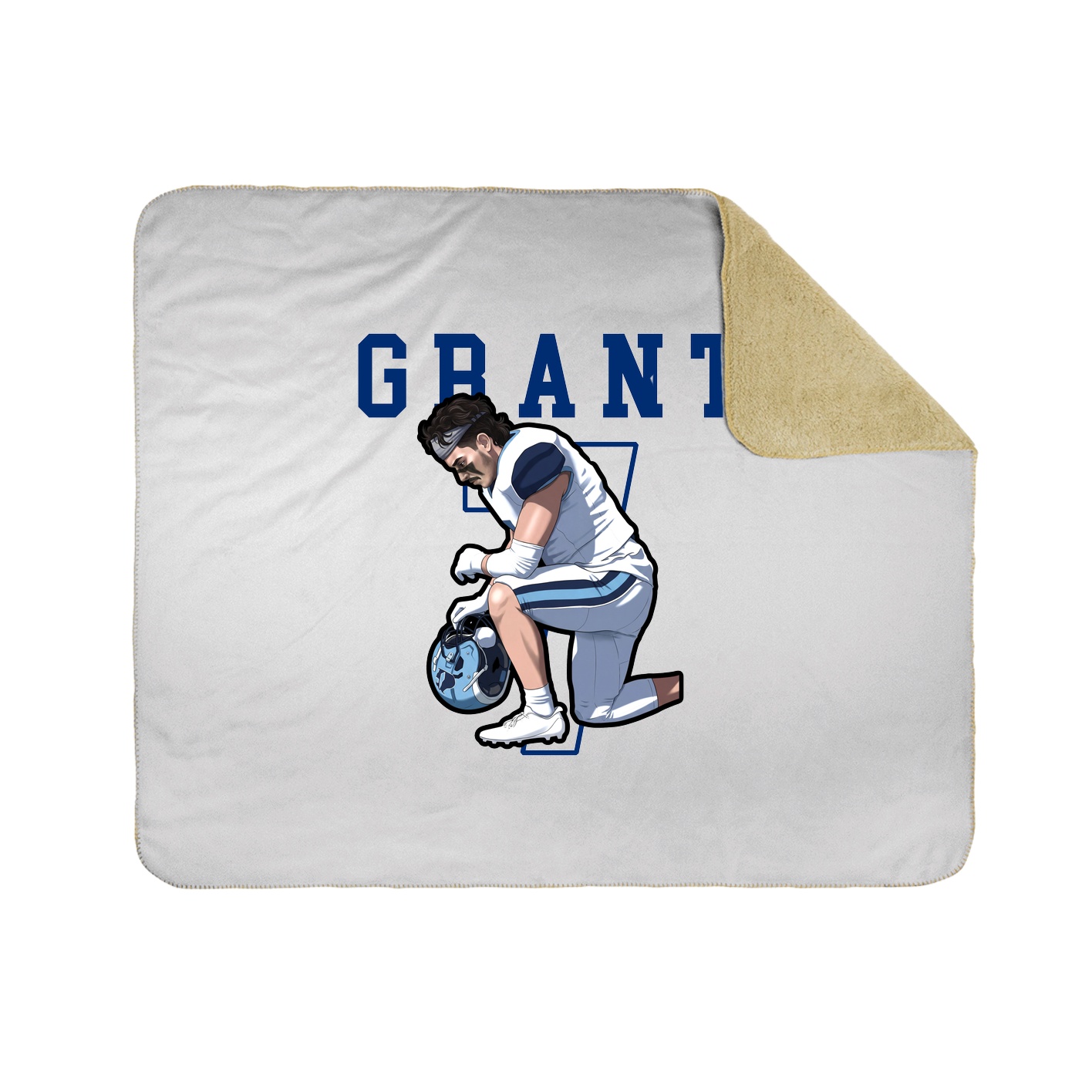 50x60 Sherpa Lined Throw Blanket