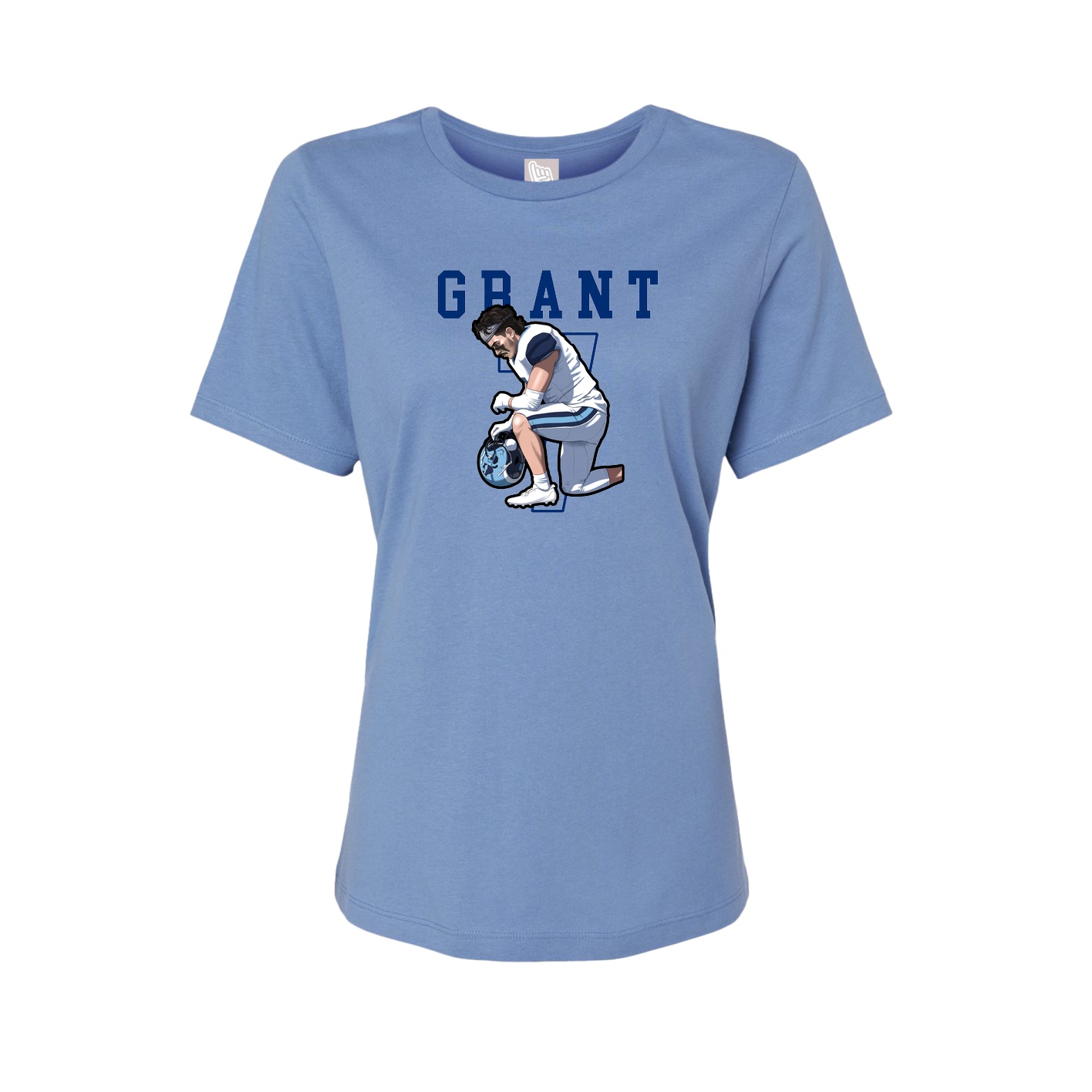 Fitted Women's Tee — Shirsey in Powder Blue